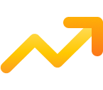 Arrow trend up Icon