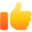 A thumbs-up icon.