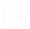 Home with laptop icon.