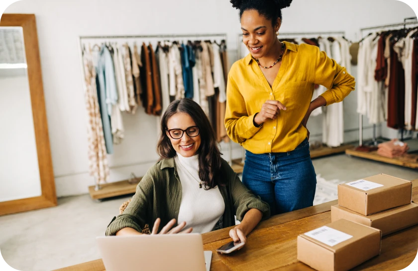 People having a discussion