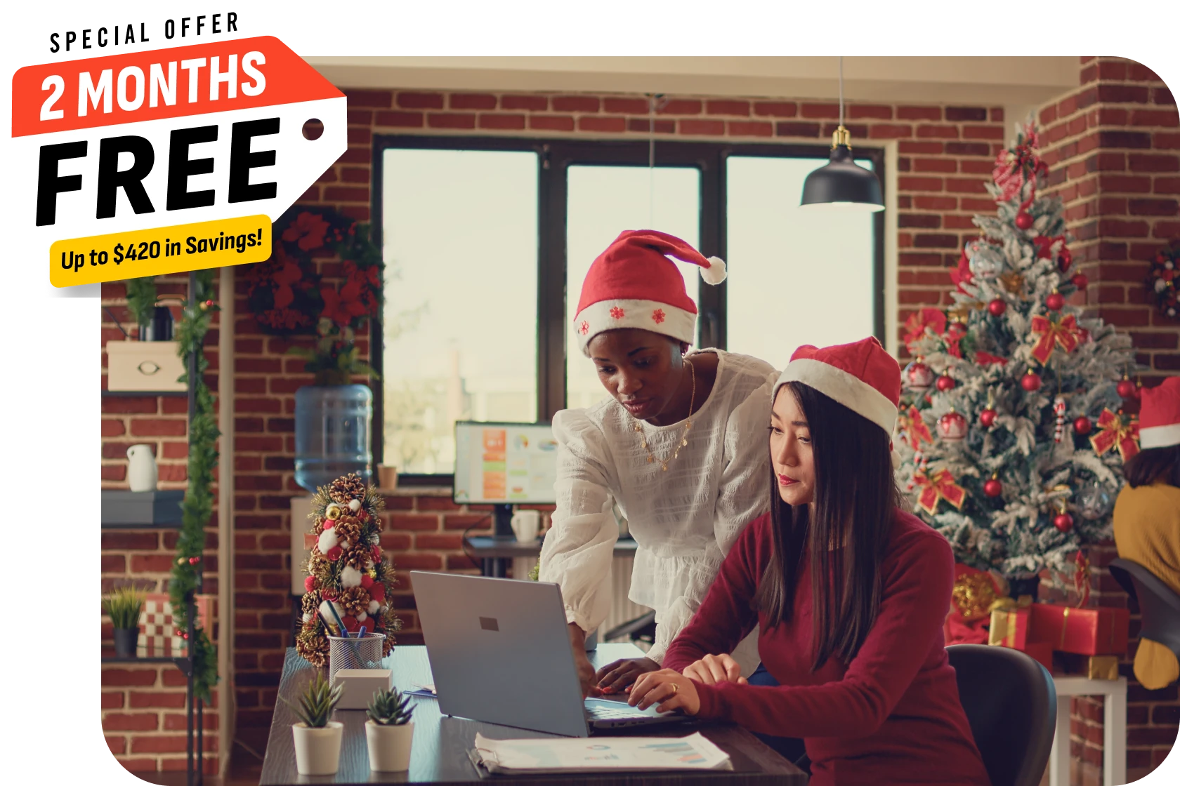 People using computer