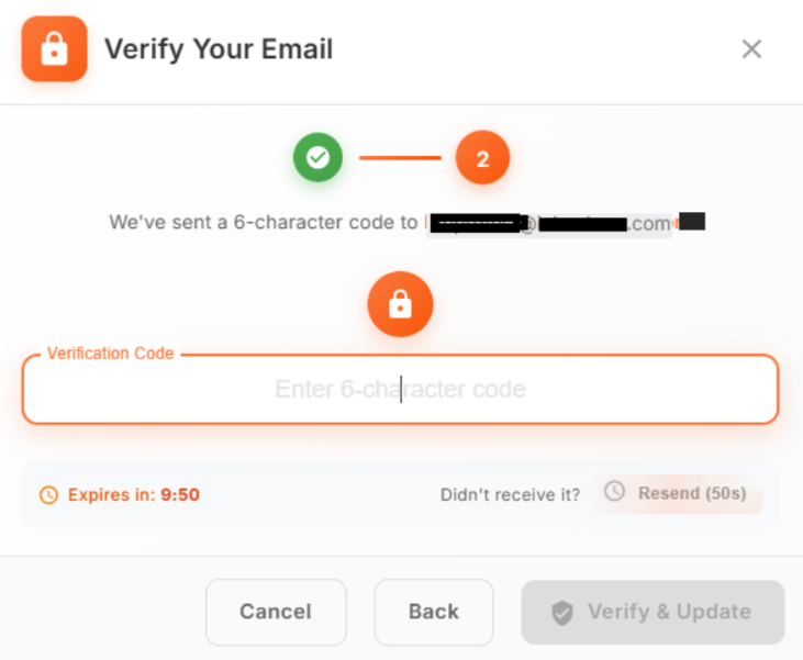 screenshot verify email