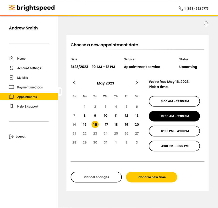 manage service appoiment