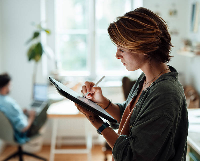 Man on laptop