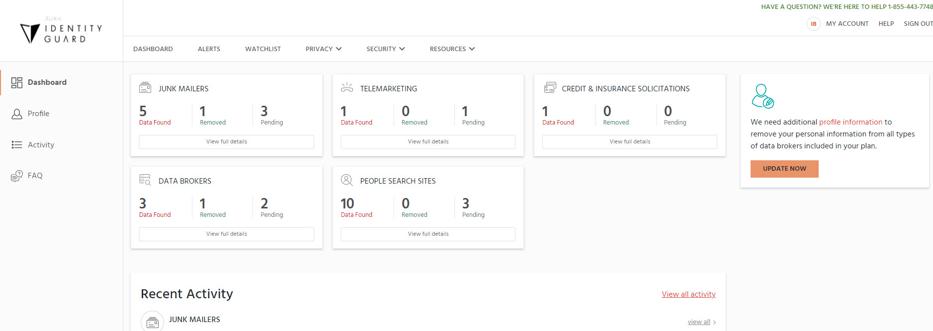 cs dashboard