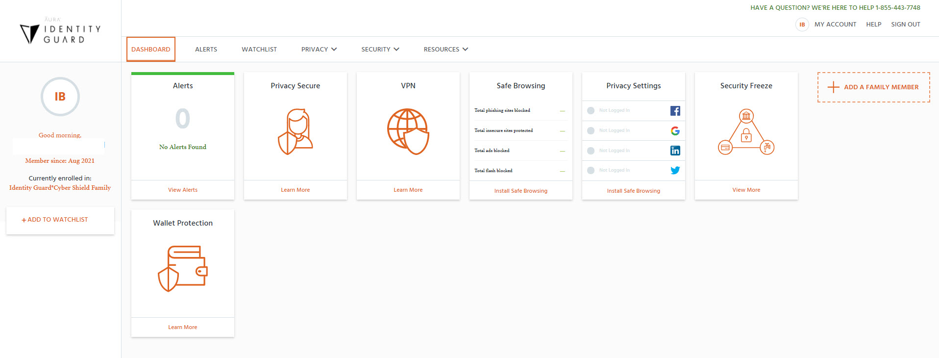 cs dashboard