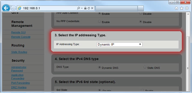 Dynamic IP step 8