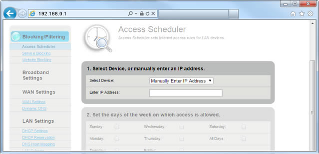 Access Scheduler Step 6