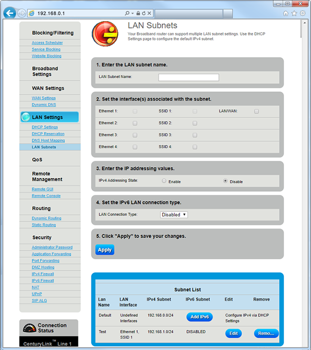 LAN Subnets Step 6