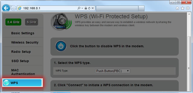 Select WPS - Step 6