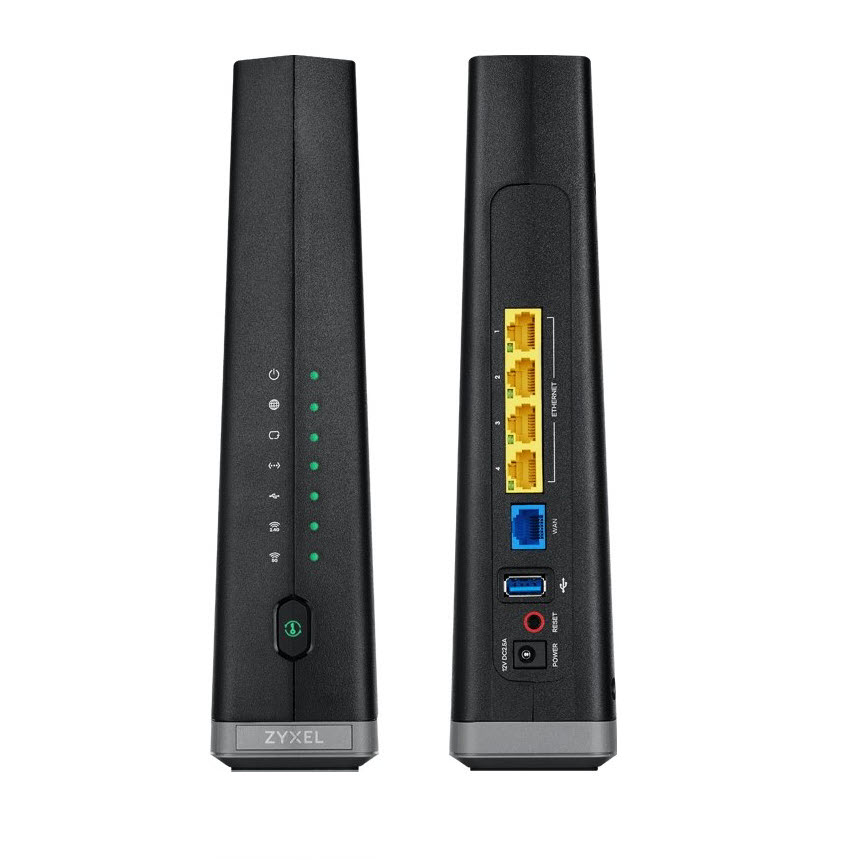 Zyxel C3510XZ modem, front and back