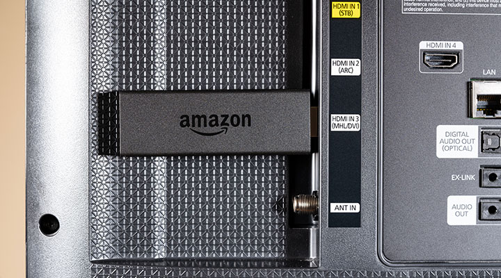 image of Amazon Fire Stick plugged into a device
